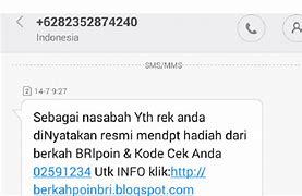 Contoh Sms Penipuan